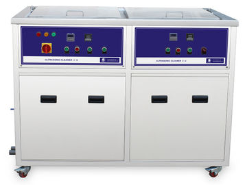 Power Heater Dual Tanks Industrial Ultrasonic Cleaner Drying , ultrasonic cleaning equipment