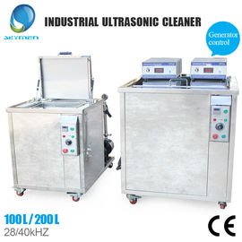Adjustable Thermo Controller Industrial Ultrasonic Cleaner With Stainless Steel Housing Material